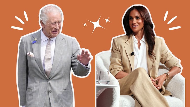 Carlos III y Meghan Markle