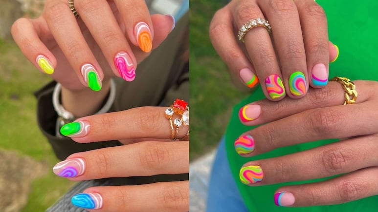 5 diseños de colores para uñas cortas que son perfectos para verano 2023