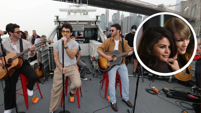Los Jonas Brothers fueron parte de la reconciliación de Taylor Swit y Selena Gomez
