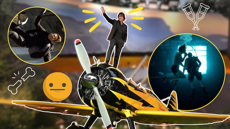 ¿Qué lesiones ha tenido Tom Cruise durante el rodaje de sus películas más icónicas