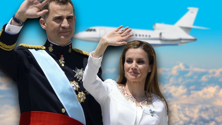 Así es por dentro el avión VIP en el que viajan los reyes Felipe y Letizia