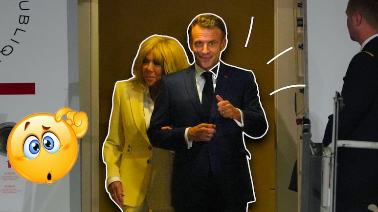 El significado detrás de la reacción corporal de Macron tras la bofetada de Brigitte