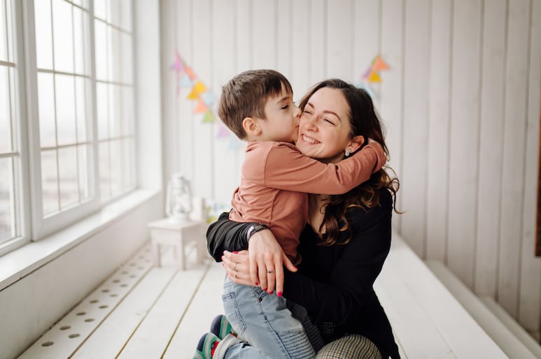 mamá e hijo