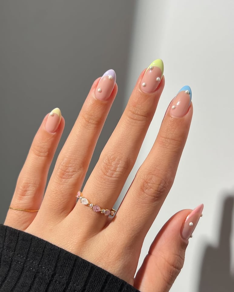Diseño de perlas uñas
