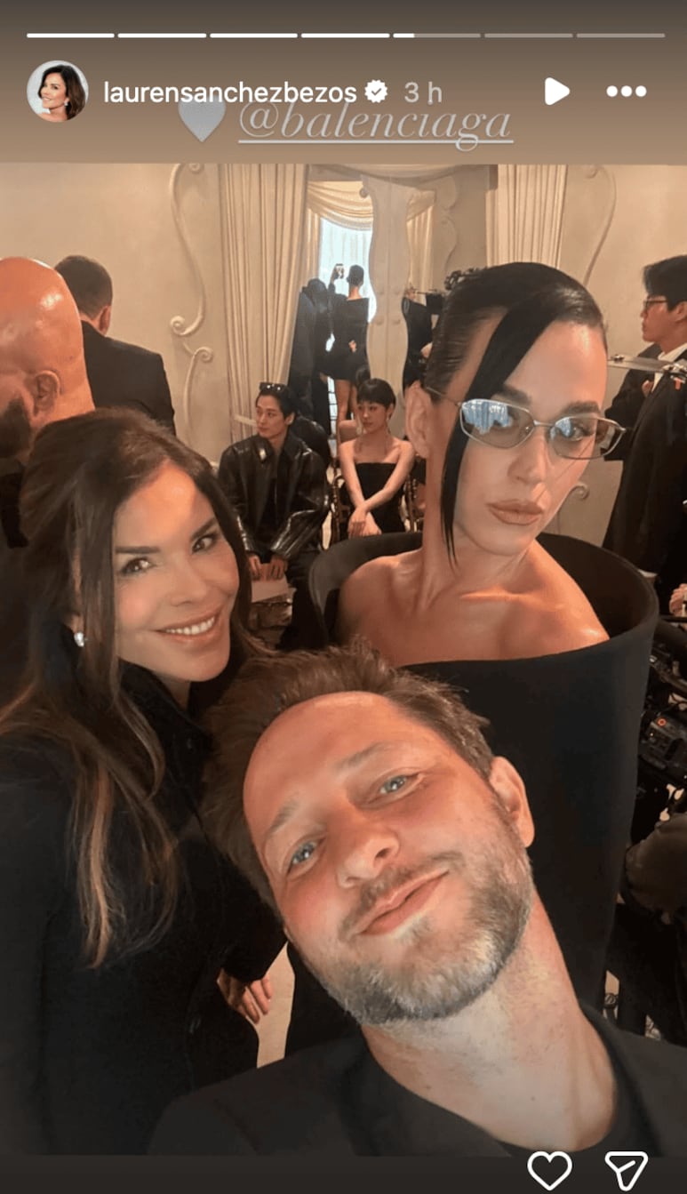 Lauren Sanchez Bezos en Paris Fashion Week