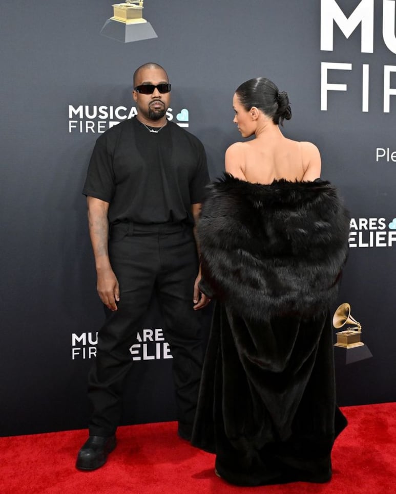 Kanye West y Bianca Censori