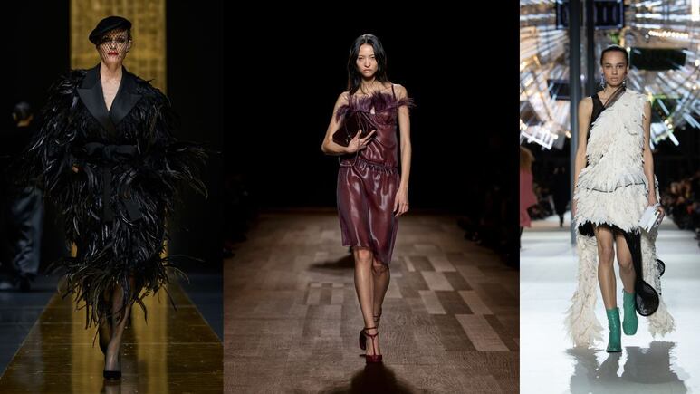 Plumas, la tendencia de esta temporada que acapara las pasarelas