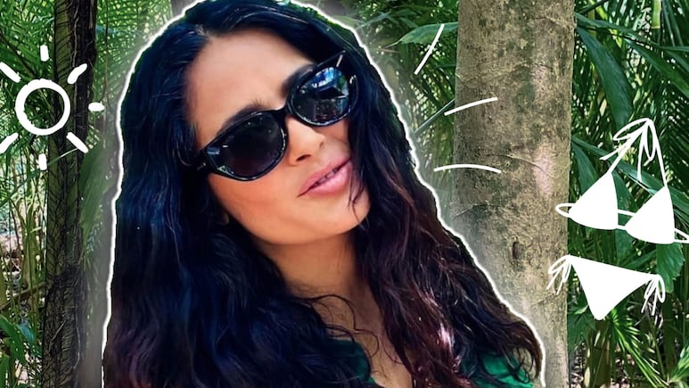 salma hayek en bikini