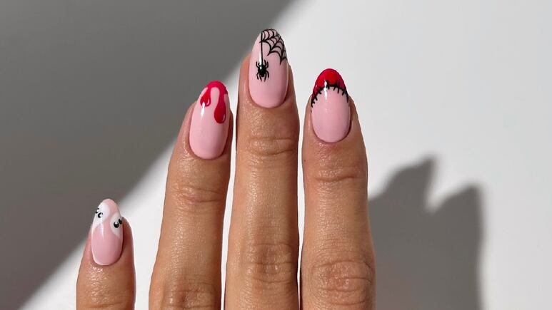 Spooky nail art: Diseños de manicura aterradores y encantadores para esta temporada