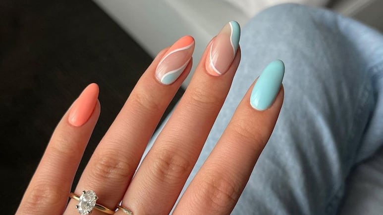 Uñas almendras: 5 diseños coloridos que debes probar en el verano