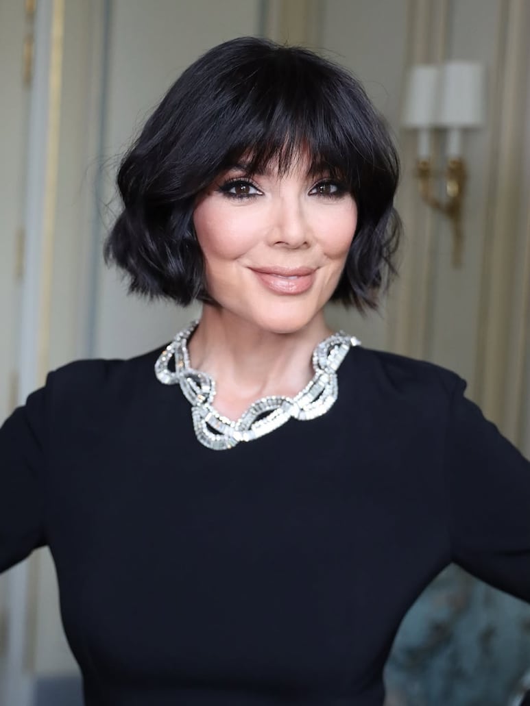 Kris Jenner presume su nuevo fleco en Instagram