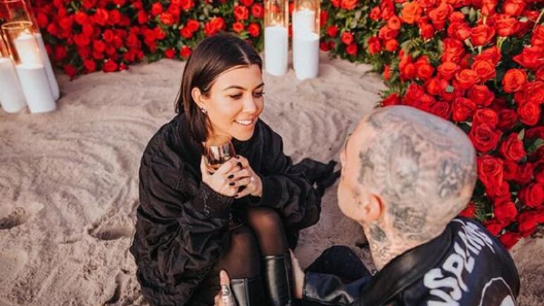 Kourtney Kardashian revela cómo reaccionaron sus hijos al compromiso con Travis Barker