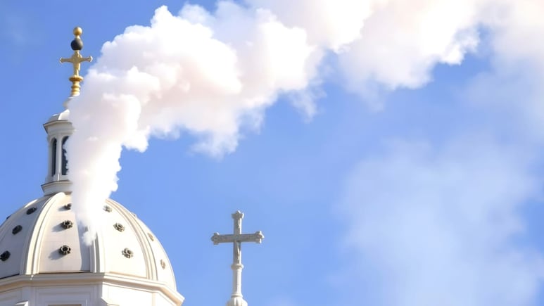 Habemus Papam: humo blanco anuncia la elección de un nuevo Papa en el Vaticano